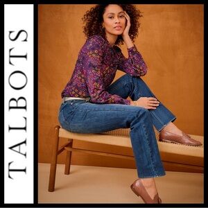 Talbots Blue Boot Cut Jeans